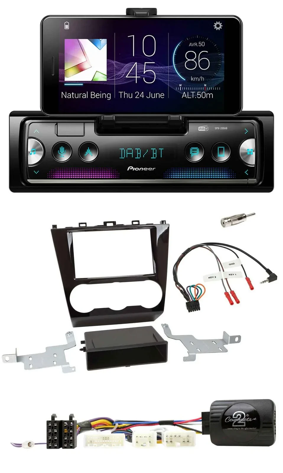 Автомагнитола для Subaru Forester (с 2015) Pioneer USB Bluetooth DAB