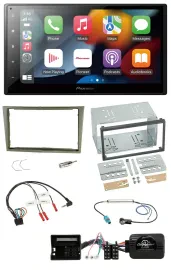 Pioneer DAB Bluetooth 2DIN USB Lenkrad Autoradio für Opel Corsa D Astra H Zafira