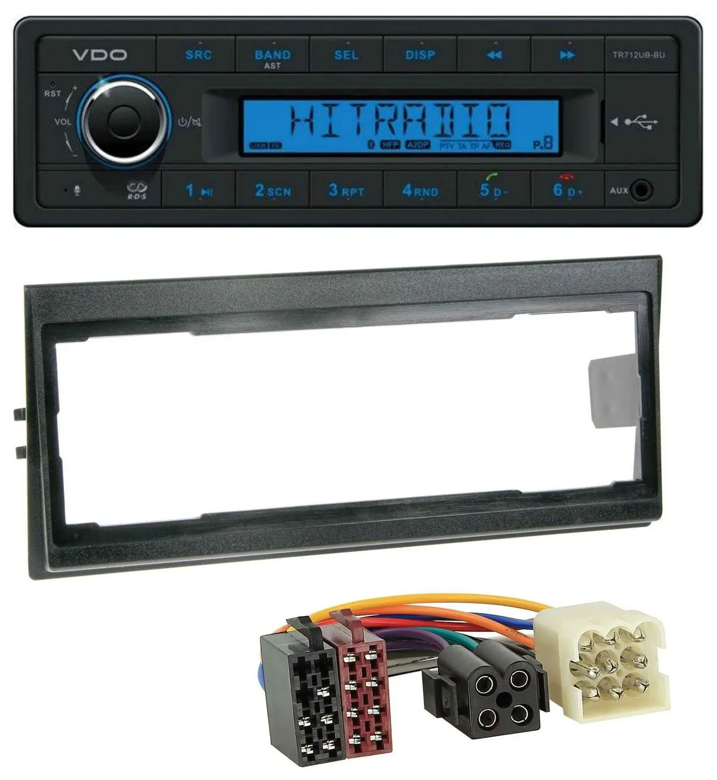 VDO Bluetooth AUX USB MP3 Autoradio für Volvo 740, 760 (1982-1992)