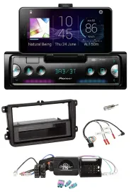 Pioneer USB Lenkrad Bluetooth DAB Autoradio für VW Passat Polo Scirocco Sharan T