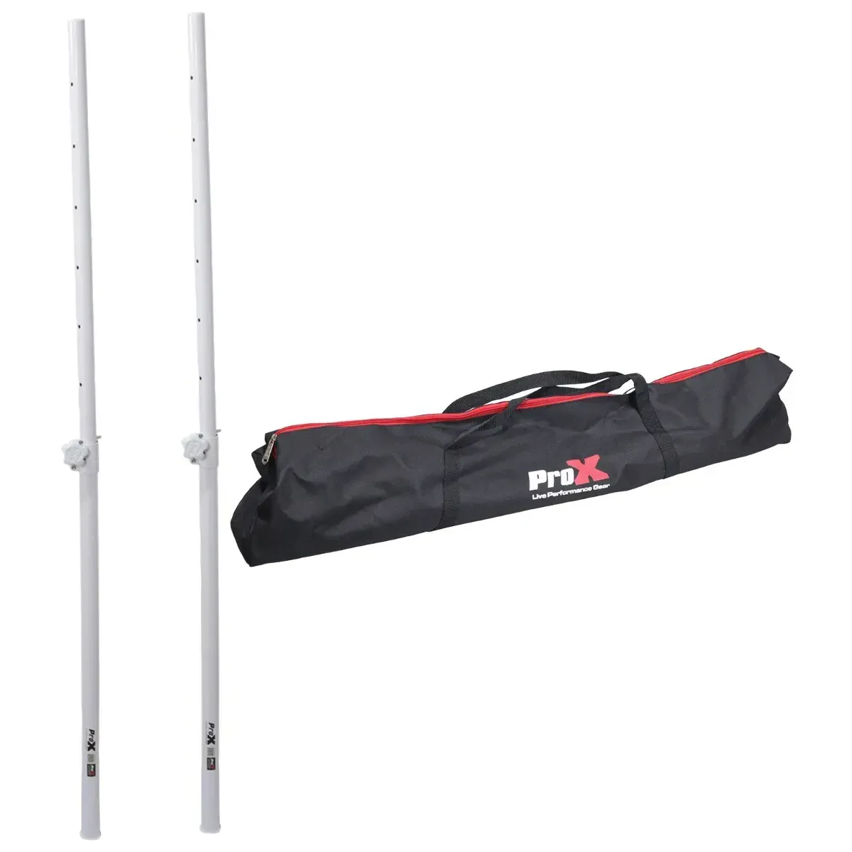 ProX X-POLARISWHX2POLES Pair of Polaris Adjustable Poles in White idjnow