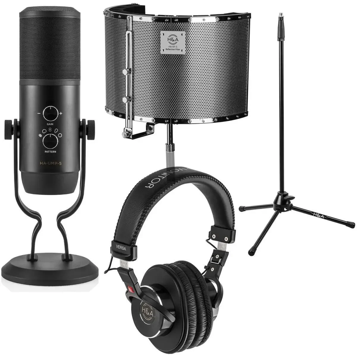 Комплект для подкастов H&A HA-UMP-5 B