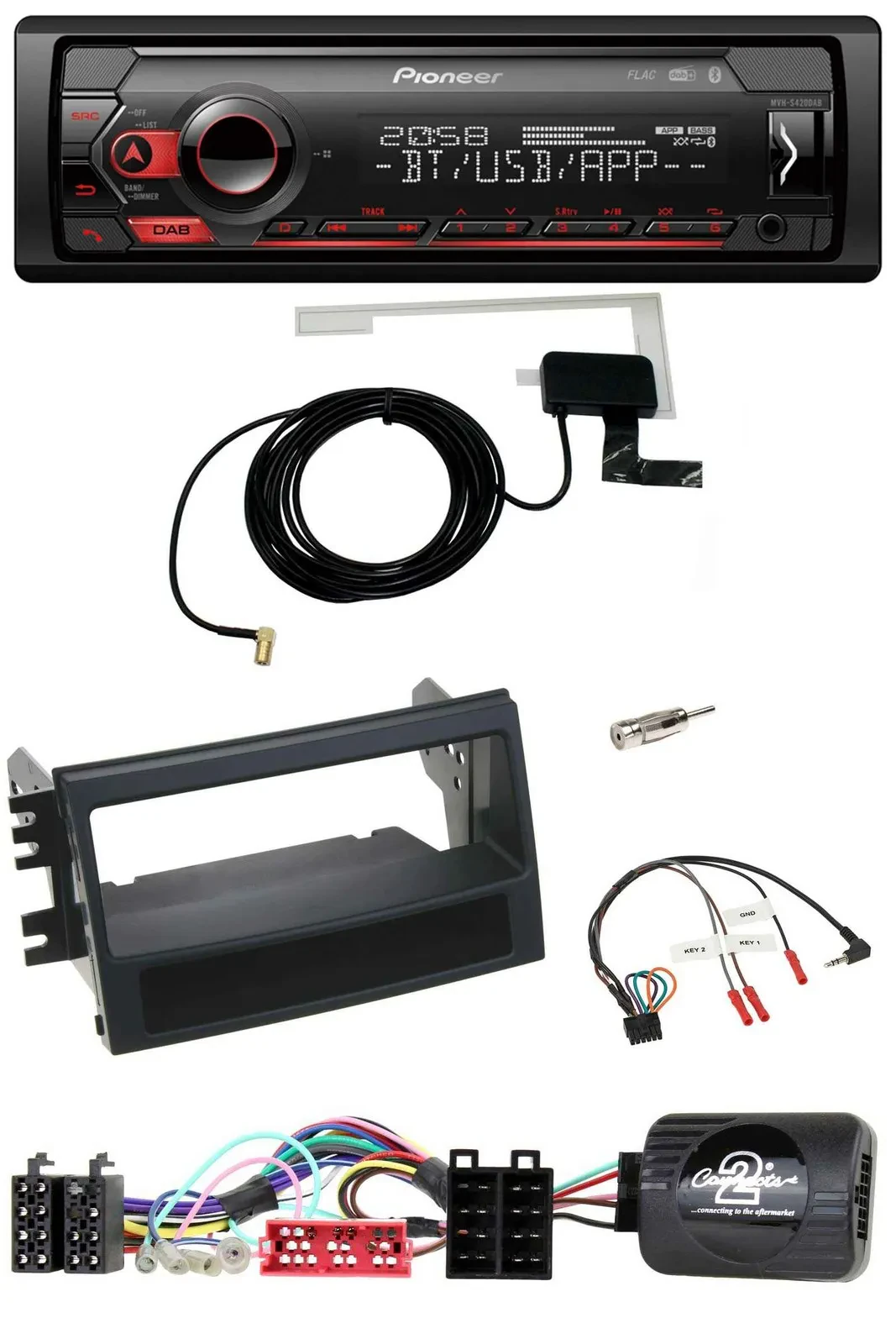 Автомагнитола для Kia Soul (2009–2011) Pioneer DAB USB Bluetooth