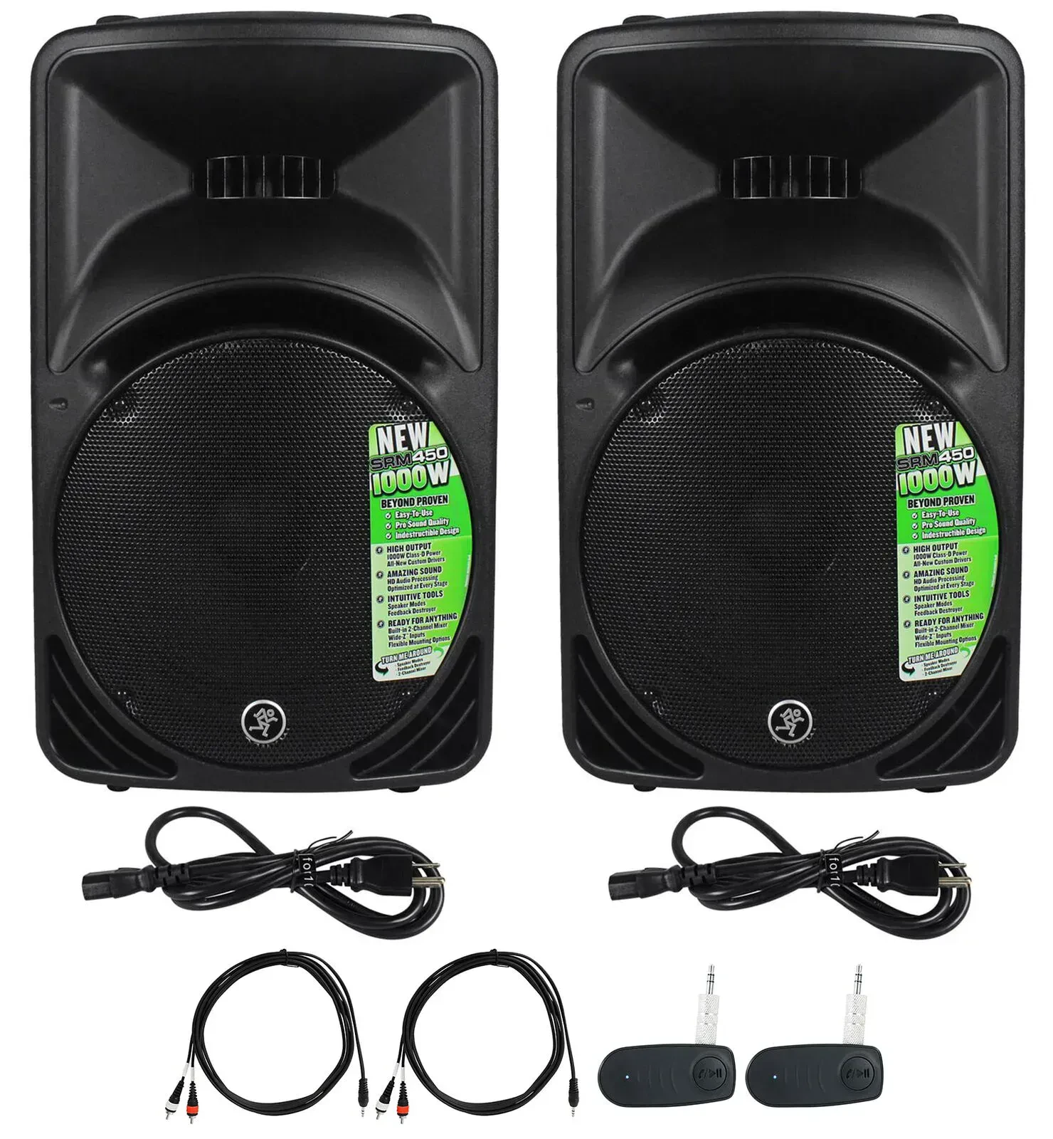 Активная акустическая система Mackie SRM450V3 Black с аксессуарами (пара)