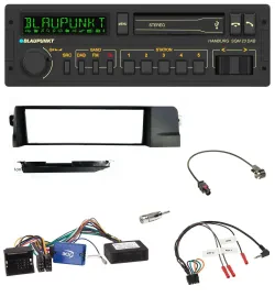 Blaupunkt USB DAB Bluetooth Lenkrad Autoradio für BMW 3er 01-07 E46 schwarz HQ