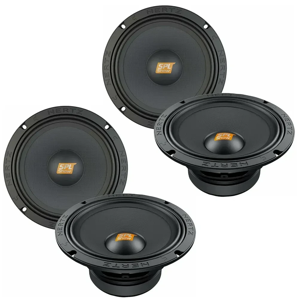 Hertz SV200.1 1000 W 8″ SPL Show Series Midrange Speakers (2 Pairs)