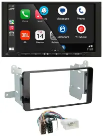 JBL USB 2DIN MP3 Bluetooth AUX Autoradio für Fiat Fullback Mitsubishi L200 ab 20