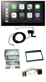 Pioneer USB MP3 2DIN Bluetooth DAB Autoradio für Porsche Boxster 1996-2004