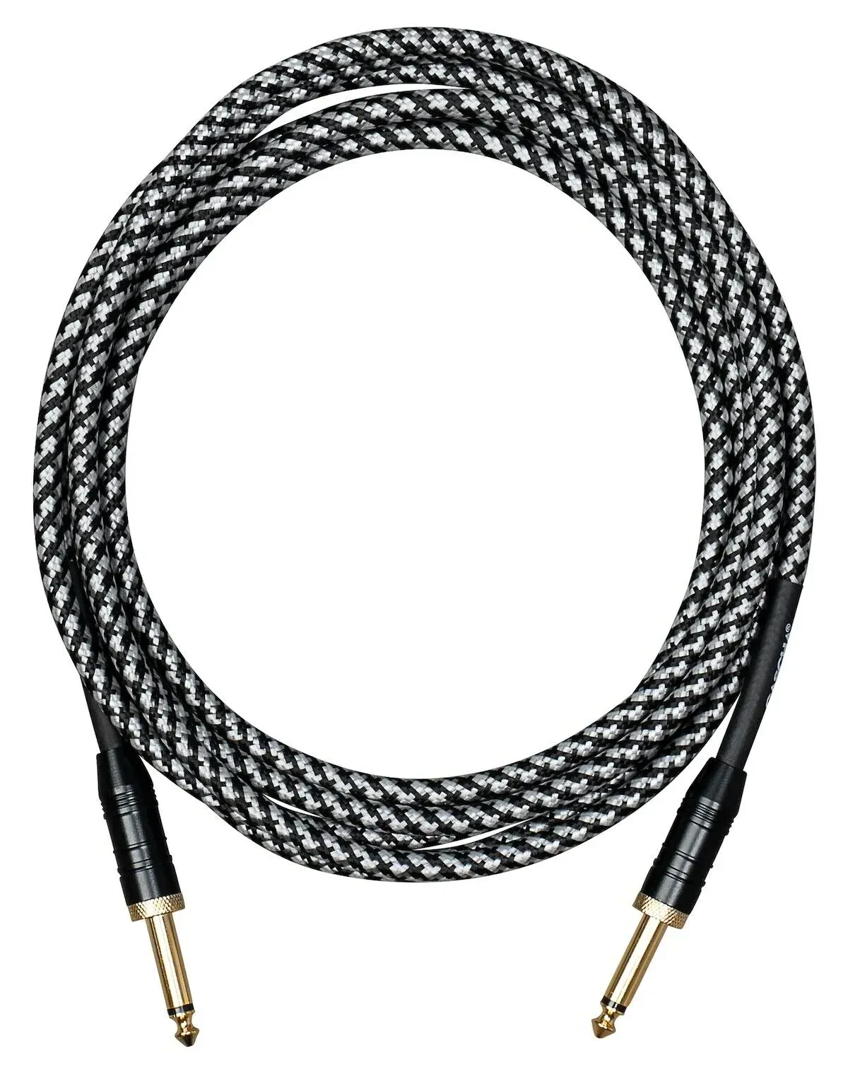 Инструментальный кабель Cascha CCP-G2SBK6 Tweed Black 6 м