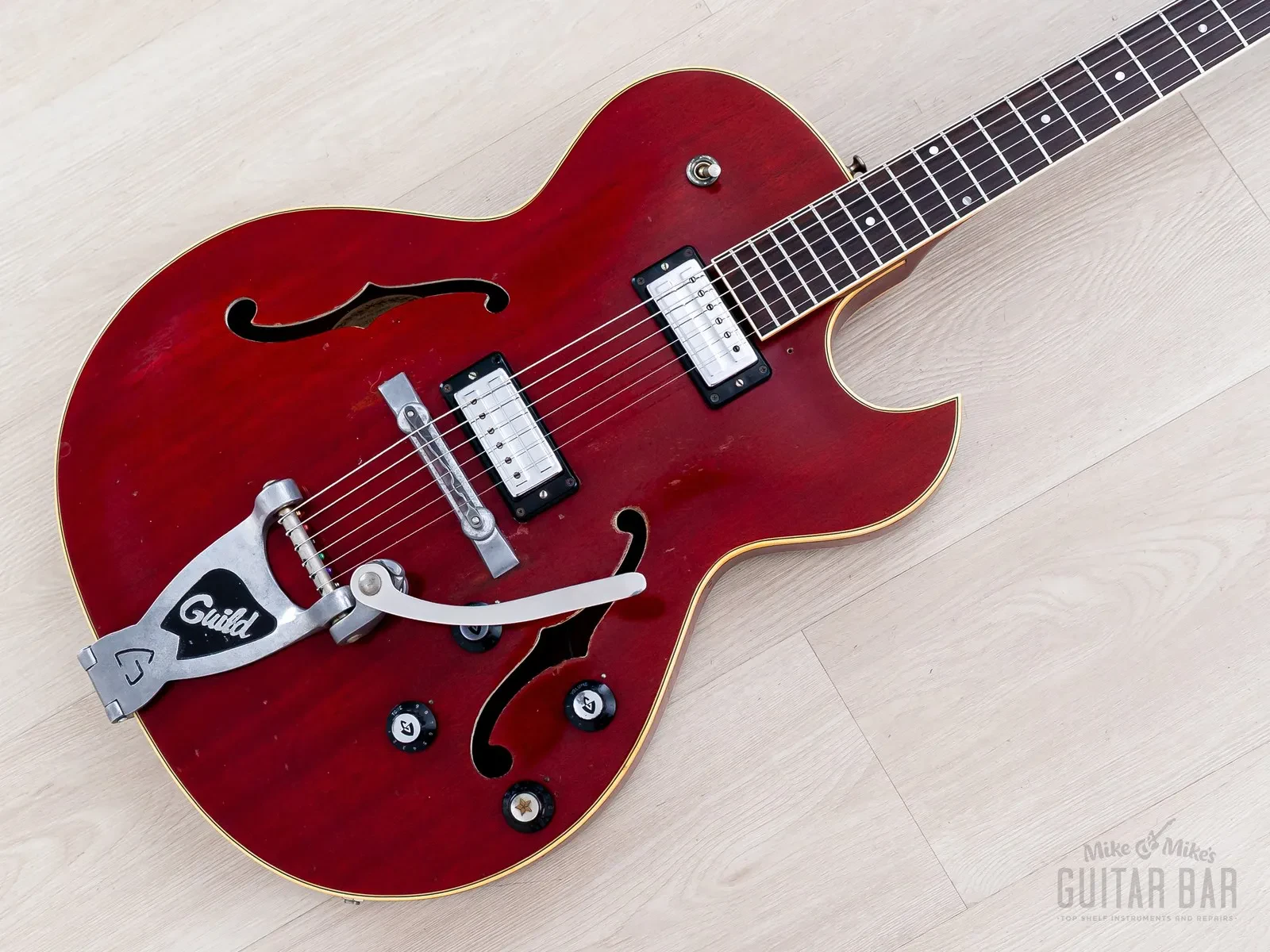 1967 Guild Starfire III Vintage Thinline Hollowbody w/ Bigsby & Case, Hoboken