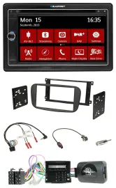 Blaupunkt Lenkrad DAB TMC 2DIN USB Bluetooth Navigation für Ford S-Max Mondeo Ca