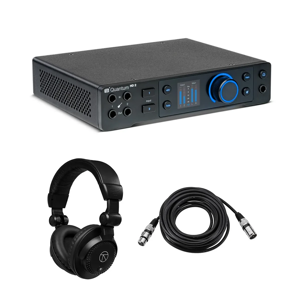 Аудиоинтерфейс PreSonus Quantum HD 2 20x24, 32-bit, USB-C (набор)