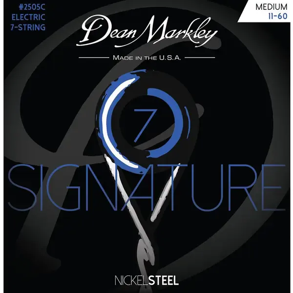 Струны для 7-струнной электрогитары Dean Markley DM2505C Signature 11-60