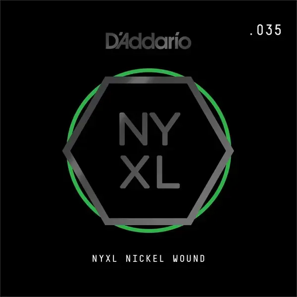 Струна одиночная D'Addario NYNW035 NYXL Nickel Wound Single 033