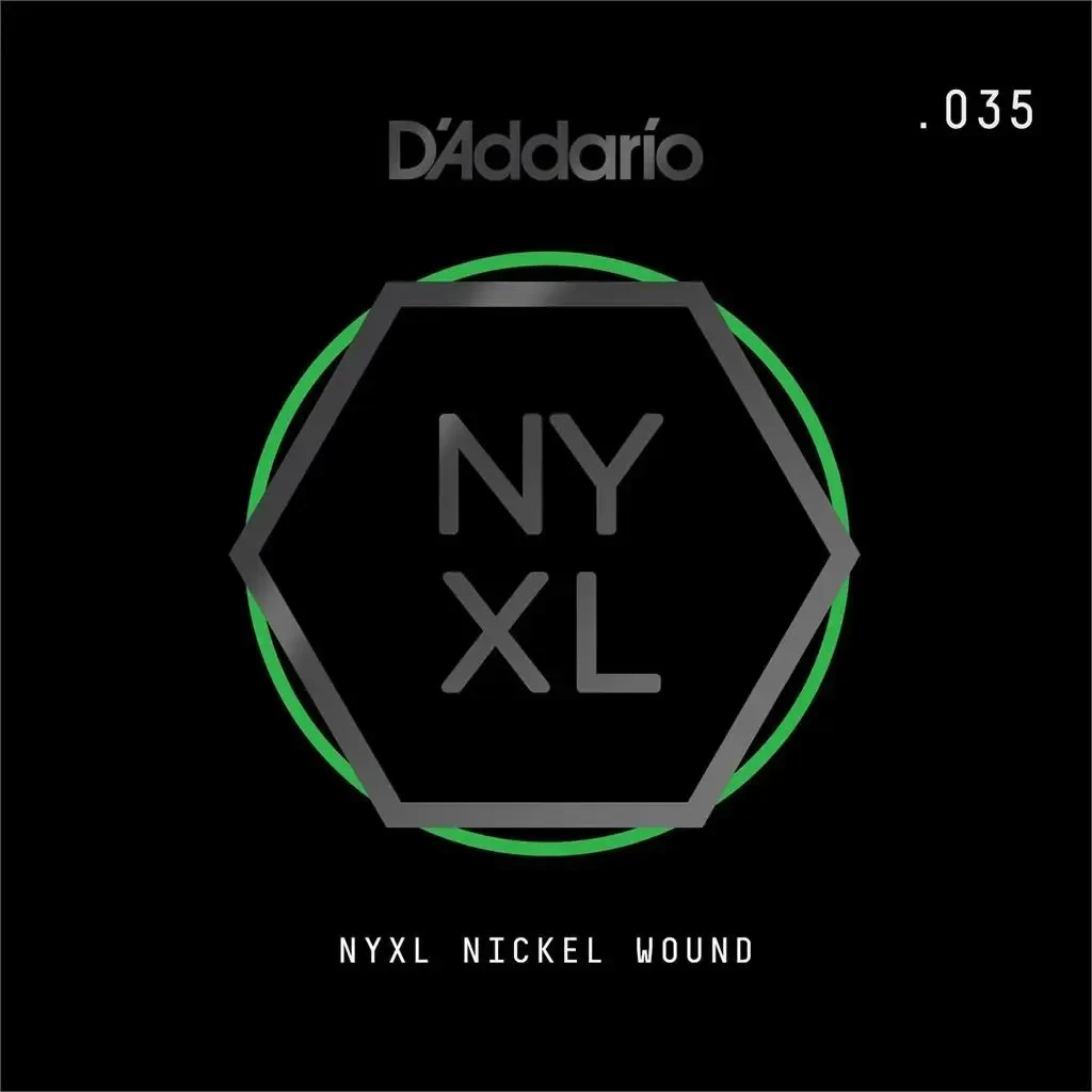 Струна одиночная D'Addario NYNW035 NYXL Nickel Wound Single 033