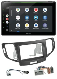 Pioneer 2DIN MP3 USB Bluetooth DAB Autoradio für Honda Accord ab 11 anthrazit