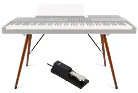 Arturia Wooden Legs For KEYLAB 88, POLYBRUTE 12, ASTROLAB+Sustain Pedal