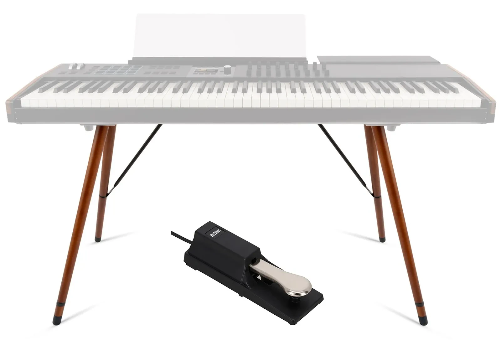 Arturia Wooden Legs For KEYLAB 88, POLYBRUTE 12, ASTROLAB+Sustain Pedal