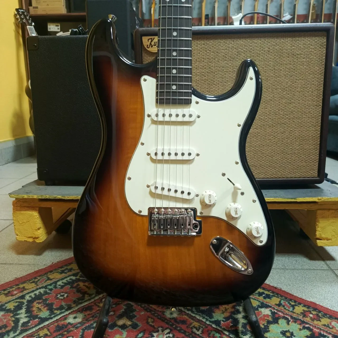 Электрогитара Keipro KS-Classic HSS Sunburst Bag China 2020's