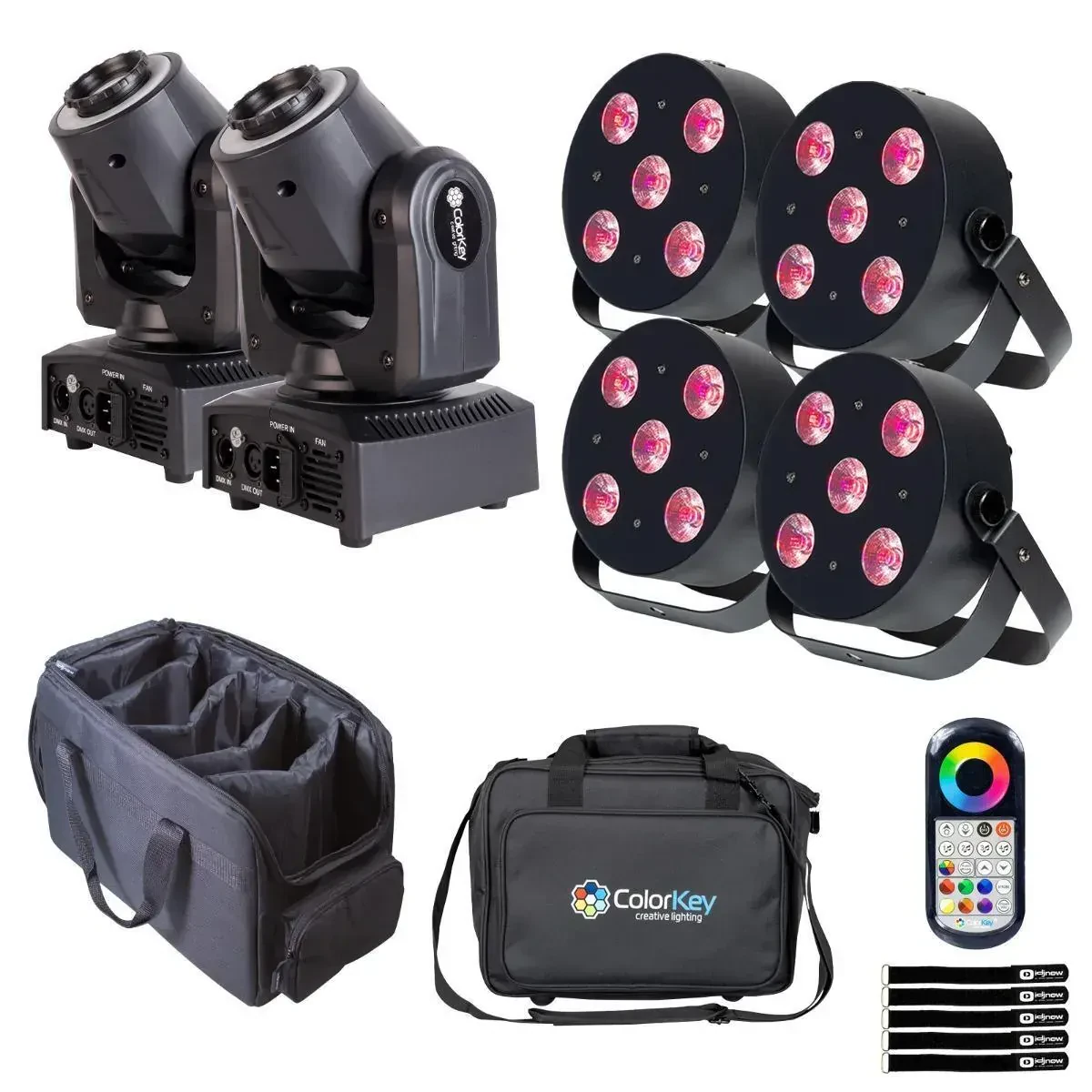 Комплект светового оборудования ColorKey MOBILEPARHEX5+SPOT