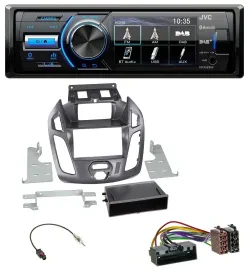 JVC Bluetooth MP3 USB DAB Autoradio für Ford Transit Connect 12-18 Display Pegas