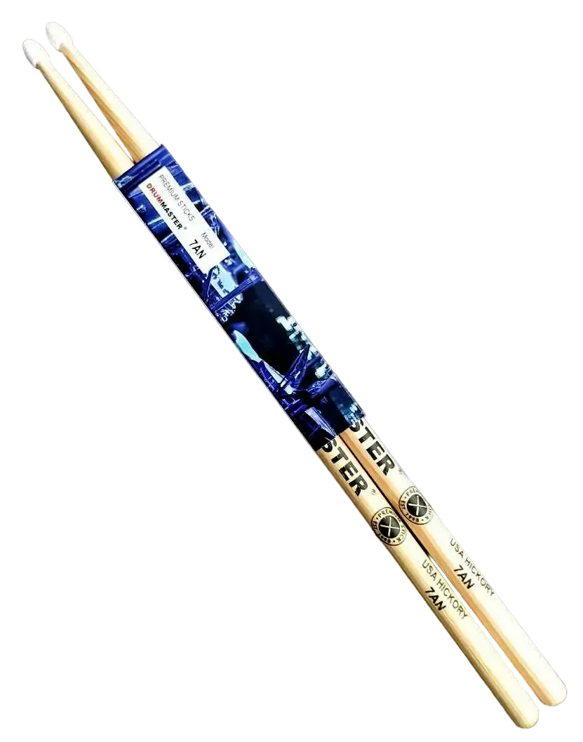 Барабанные палочки DRUMMASTER American Hickory 7AN с пластиковым наконечником