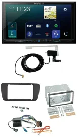 Pioneer 2DIN DAB USB MP3 Bluetooth Autoradio für Seat Ibiza ab 08 azabacheschwar