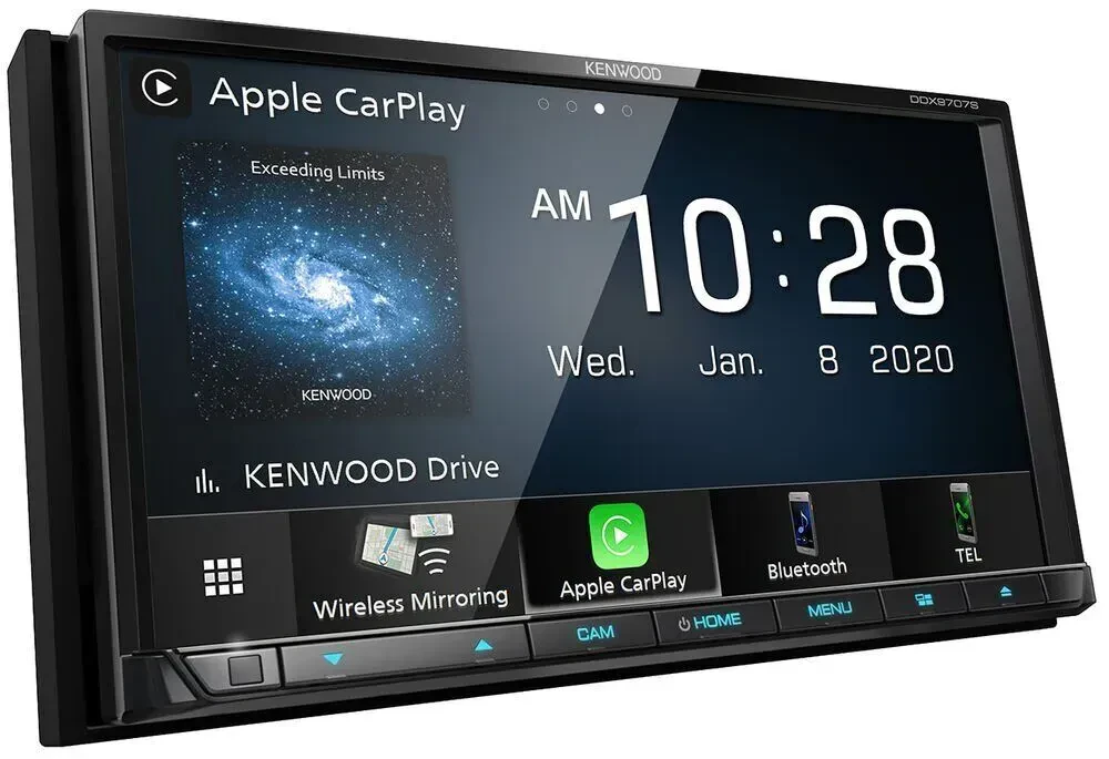 Автомагнитола Kenwood DDX9707S 2 DIN, Bluetooth, экран 6.95", DVD/CD