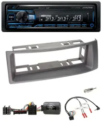 Alpine USB Bluetooth DAB Lenkrad Autoradio für Renault Megane Scenic 96-00 anthr
