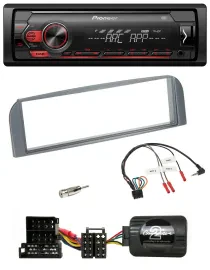 Автомагнитола для Alfa Romeo 147/GT Pioneer 1 DIN, DAB, USB, MP3, антрацит