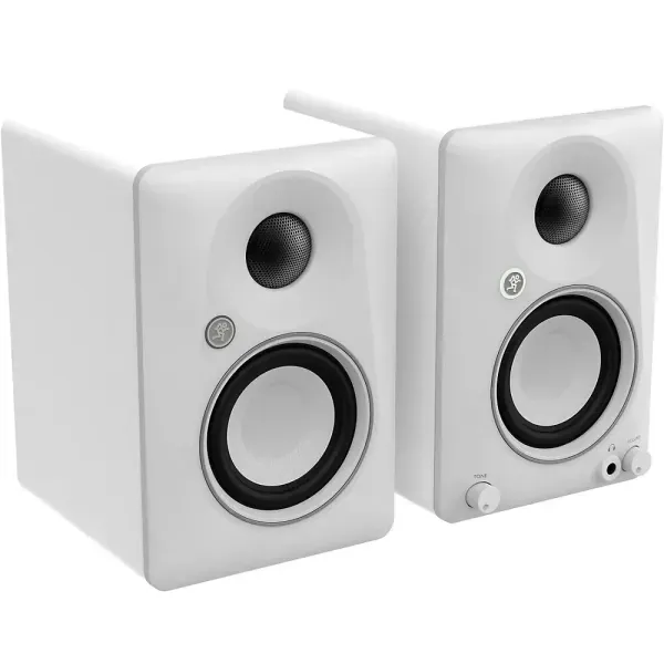 Mackie CR3.5BT-LTD-WHT 3.5" LE Wht Pwrd Studio Monitors w/Tone Control/BT (Pair)