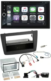 Blaupunkt DAB USB Bluetooth Lenkrad 2DIN TMC Navigation für Alfa Romeo Mito 08-1