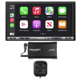 Sony XAV-AX3200 6.95" Double-DIN Receiver + SiriusXM SXV300v1