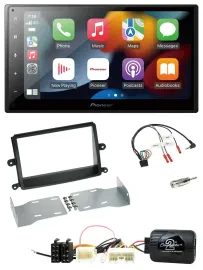 Pioneer DAB Bluetooth 2DIN USB Lenkrad Autoradio für Mitsubishi L200 06-15