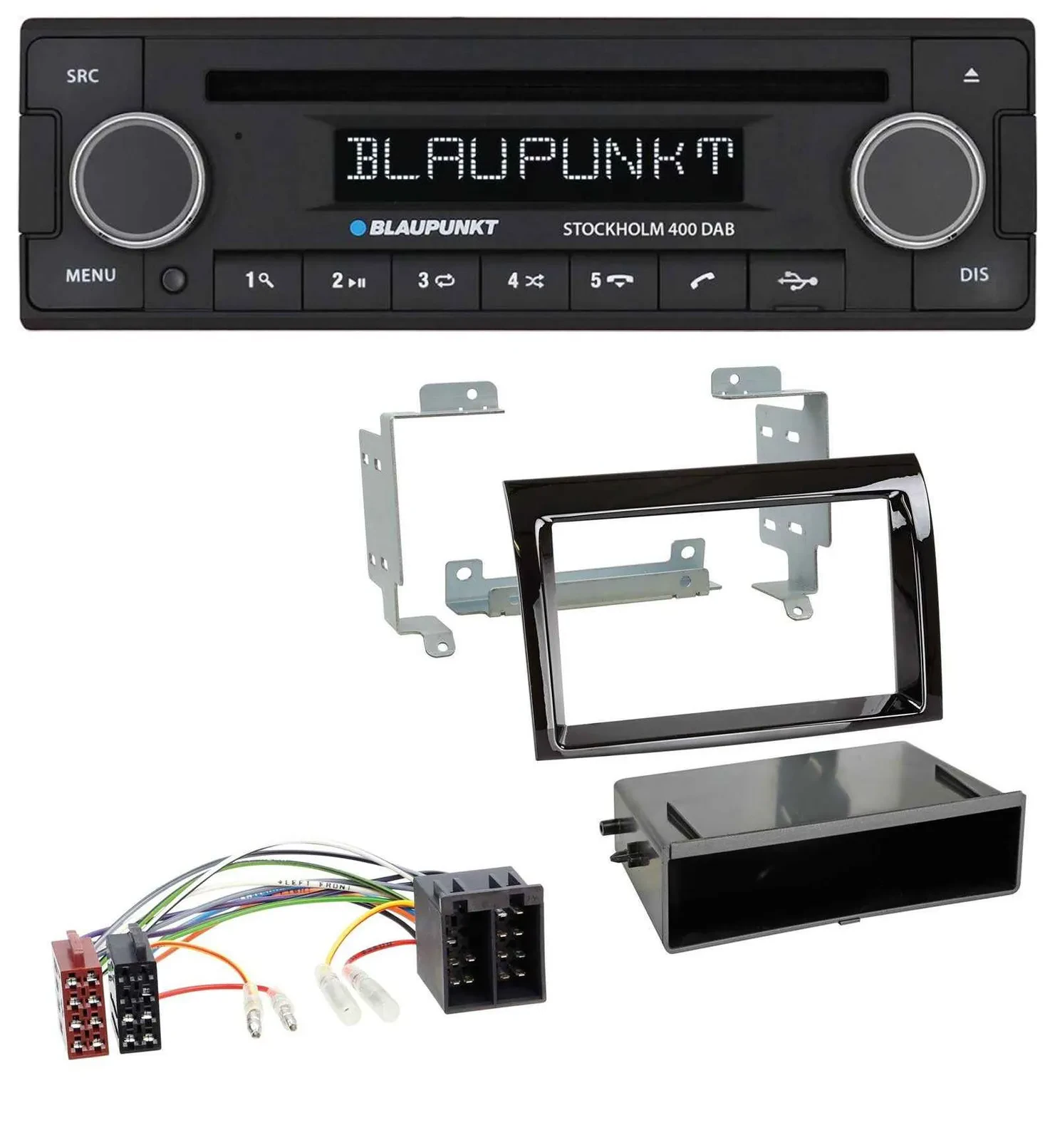Blaupunkt MP3 Bluetooth DAB CD USB Autoradio für Fiat Ducato (06-10) - piano