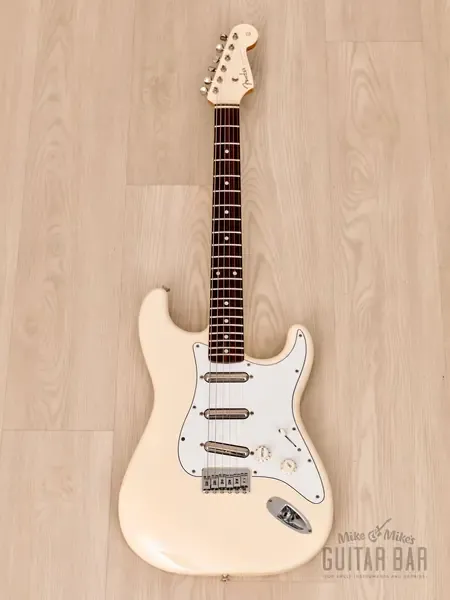 Электрогитара Fender 1962 Stratocaster ST62-SPL Stevie Ray Vaughan Charley SSS Olympic White w/gigbag Japan 2007