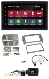Blaupunkt DAB Bluetooth USB Lenkrad 2DIN Autoradio für Toyota Auris 2007-2011 an