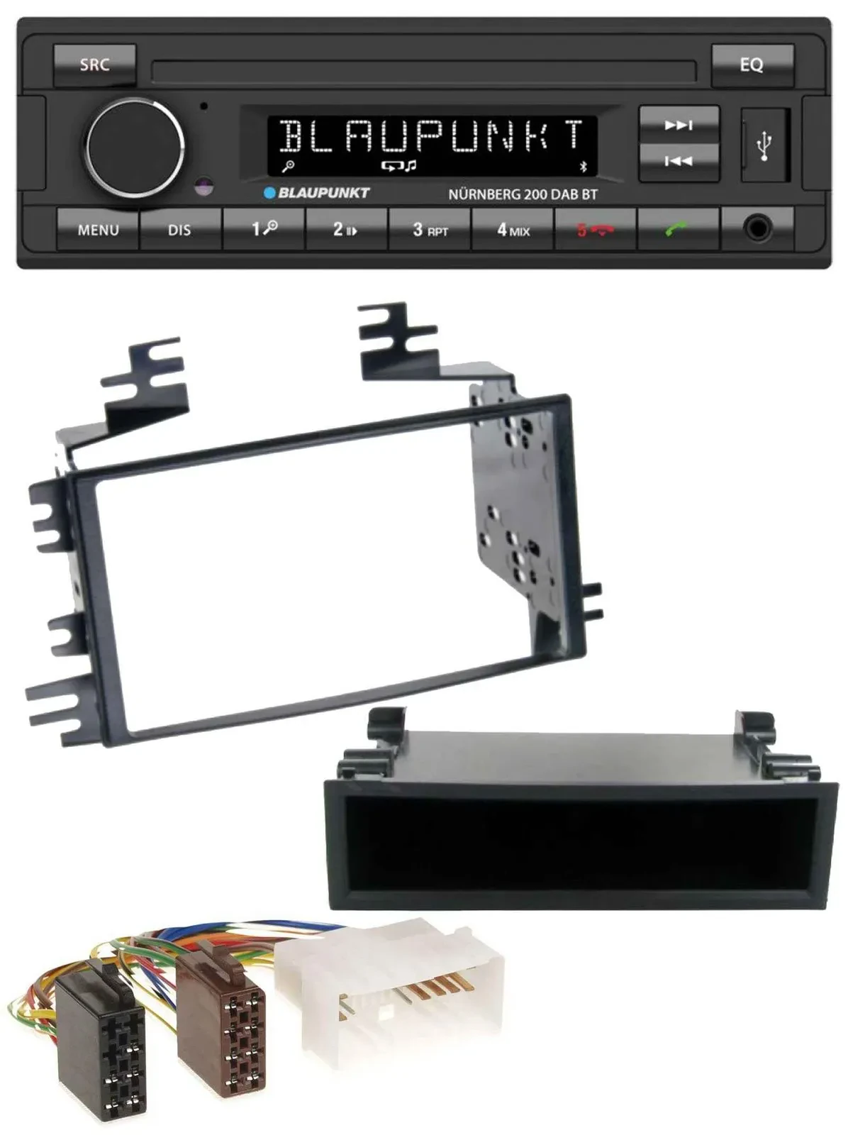 Blaupunkt USB DAB MP3 Bluetooth Autoradio für Kia Rio Hyundai Accent 2006-2011