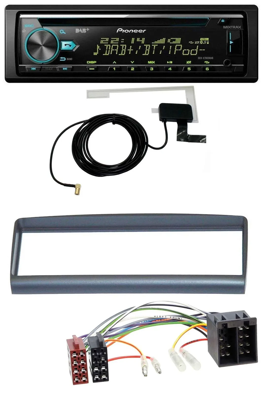 Автомагнитола для Alfa Romeo Spider/GTV (1994–2005) Pioneer MP3, AUX, CD, USB, DAB