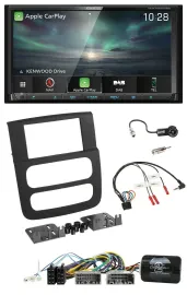 Kenwood Bluetooth USB 2DIN Lenkrad TMC DAB Navigation für Dodge RAM 2002-2006