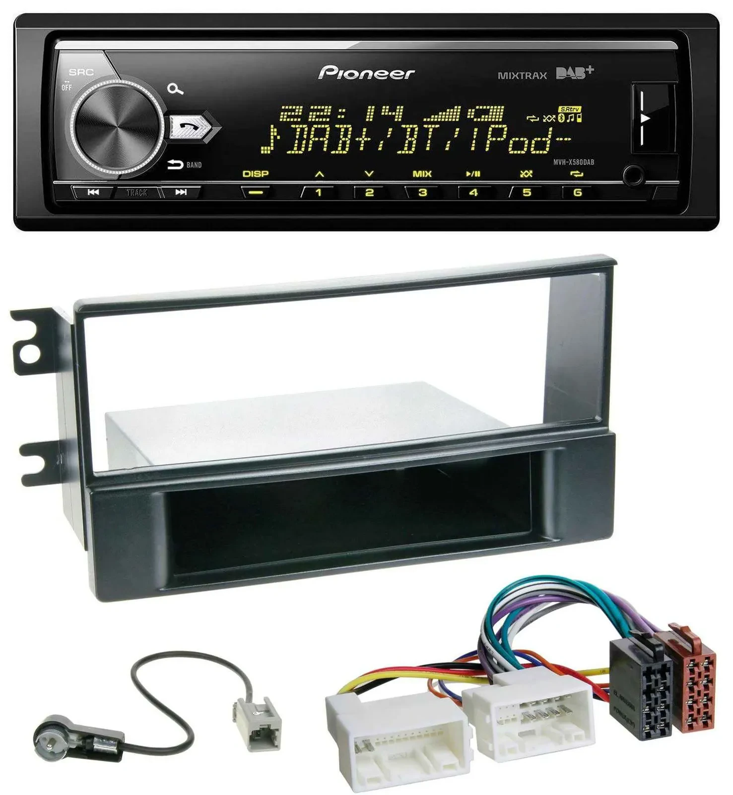 Автомагнитола для Kia Sportage II (2008–2010) Pioneer Bluetooth, USB, DAB, MP3