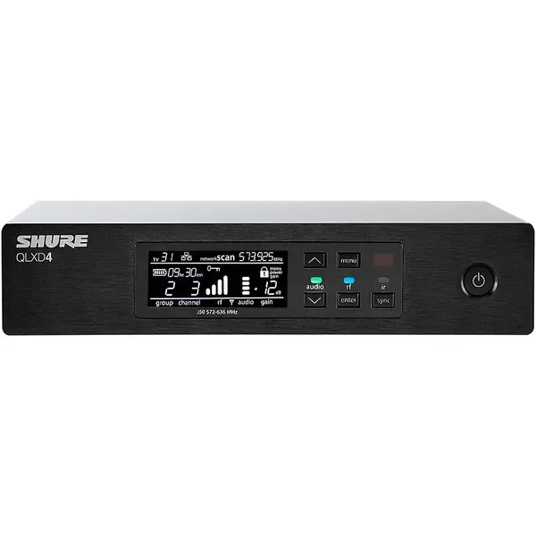 Приемник для радиосистем Shure QLXD4 Half-Rack Digital Wireless Receiver Band J50A