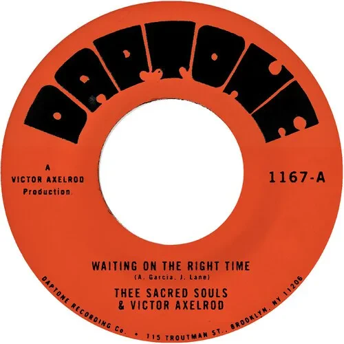 Виниловая пластинка Thee Sacred Souls - Waiting on the Right Time B/W Waiting #2 [New 7" Vinyl]