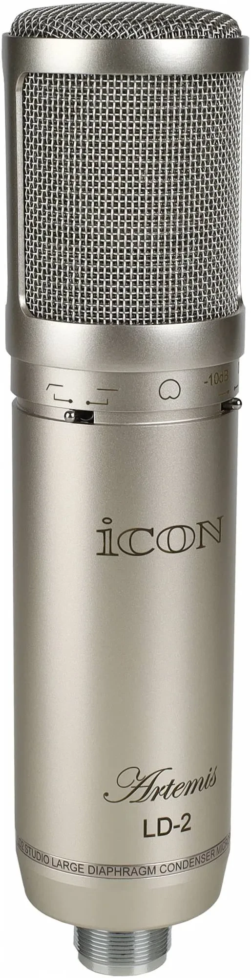 Микрофон конденсаторный  Icon [Artemis LD-2] 20Hz-20KHz, -37dBV/Pa, 144dB, 48V