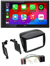 JVC Bluetooth USB MP3 2DIN DAB Autoradio für Fiat Doblo ab 10 Opel Combo ab 12