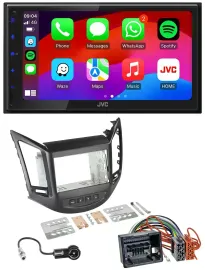 JVC Bluetooth USB MP3 2DIN DAB Autoradio für Chevrolet Orlando KL1Y/KL1YN ab 10