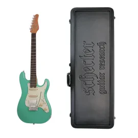 Schecter Nick Johnston Traditional HSS Electric Guitar in Atomic Green with Case