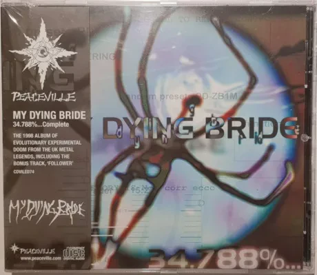 MY DYING BRIDE - 34.788% Complete (CD)