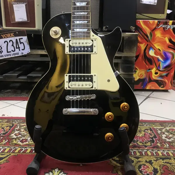 Электрогитара Epiphone Les Paul Traditional Pro HH Black China 2000s