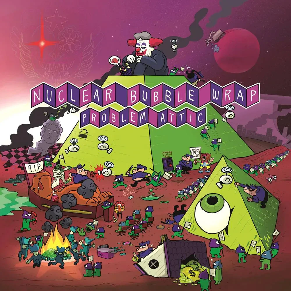 Nuclear Bubble Wrap - Problem Attic [Green Vinyl] - NEW Sealed Vinyl LP Album